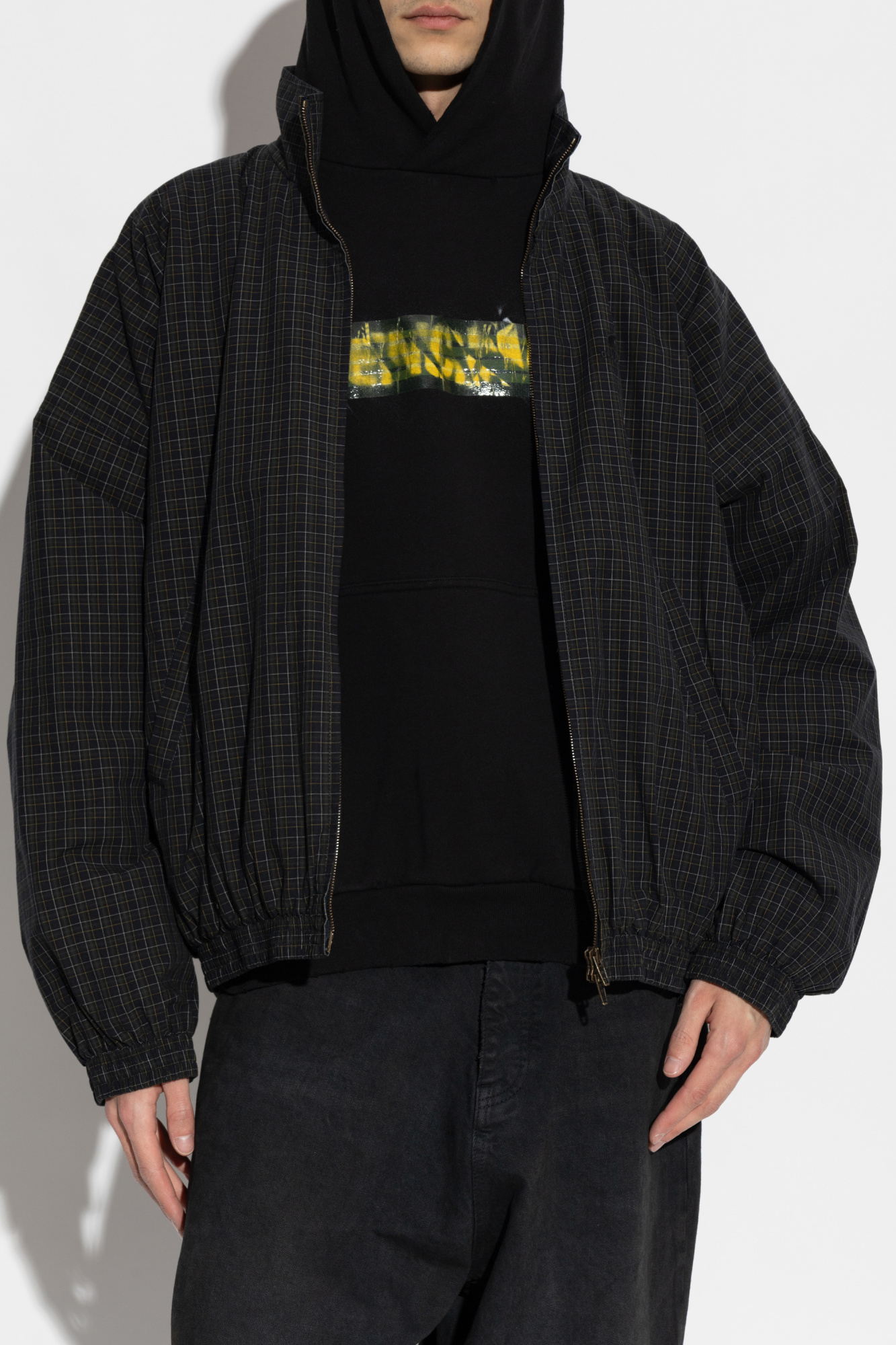 Balenciaga Plaid pattern jacket | Men's | Vitkac